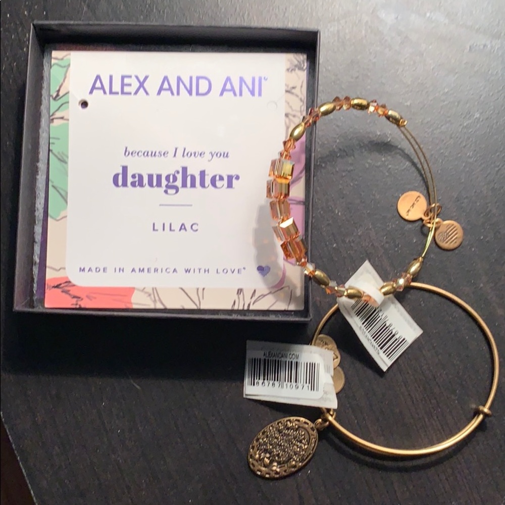 NWT Alex & Ani Daughter and Crystal Bracelets
